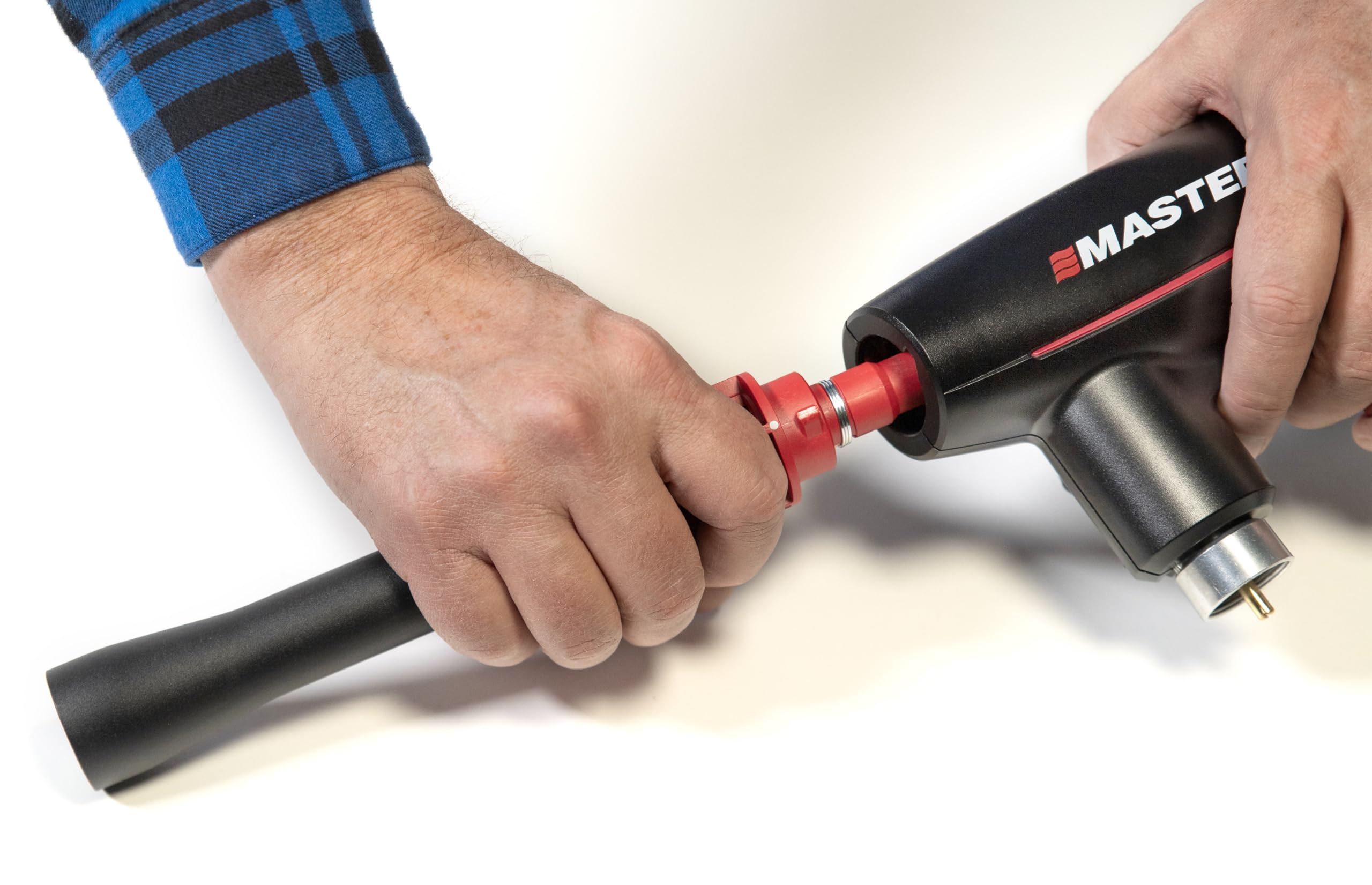 MASTER APPLIANCE VMAX-550 Latarka propanowa 2 w 1 - pistolet do grilla o dużej mocy i rozrusznik do paleniska - samozapłonowy płomień do grilla, węgla drzewnego, ogniska i Sous Vide - projekt klasy