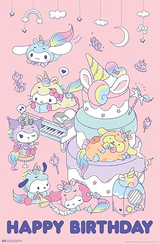 Vista 66 de Trends International Póster de pared de Hello Kitty and Friends