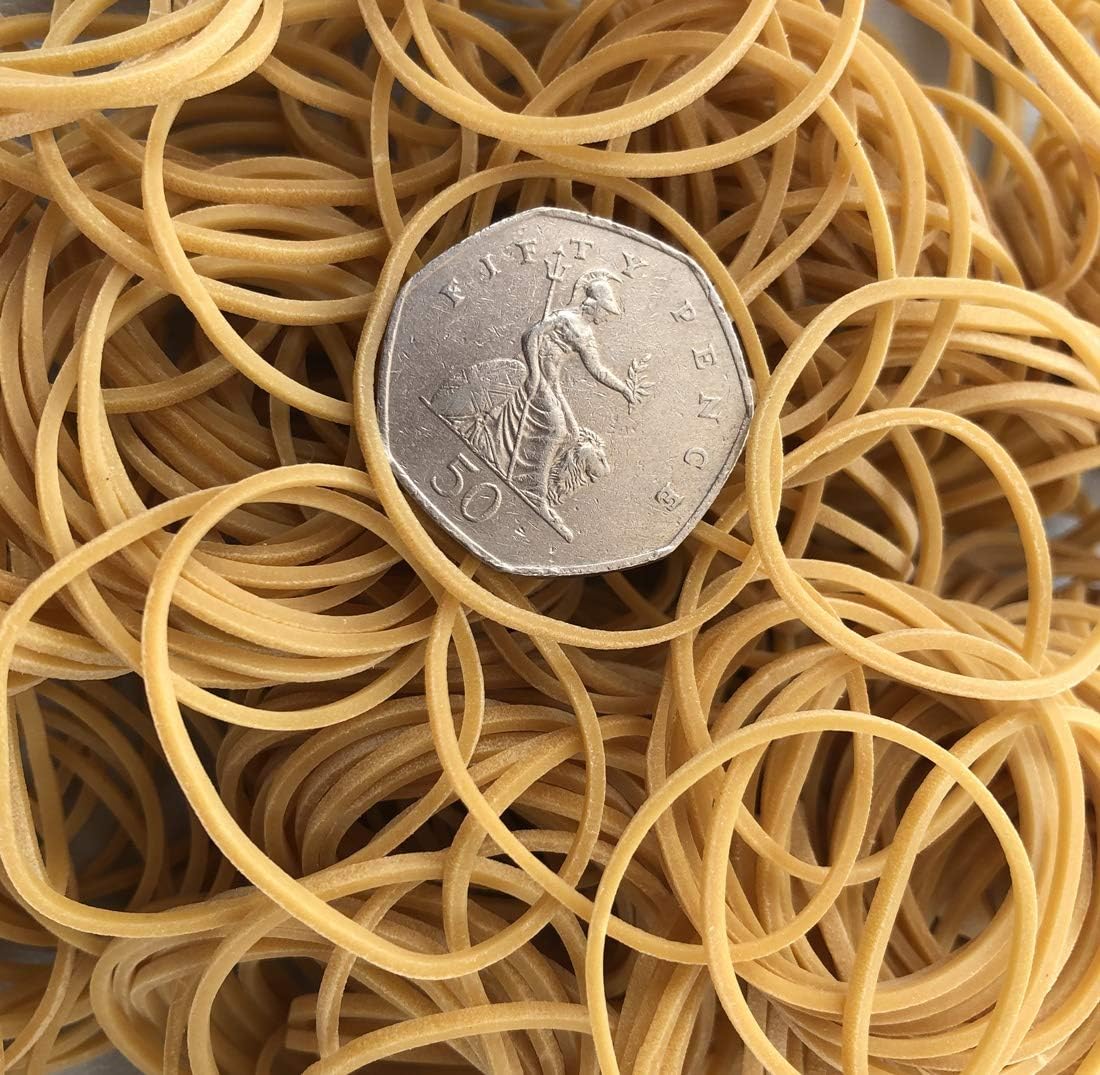 170 x 2" 50mm x 1.5mm Short Thin First Steps ® Rubber Elastic Bands No.14