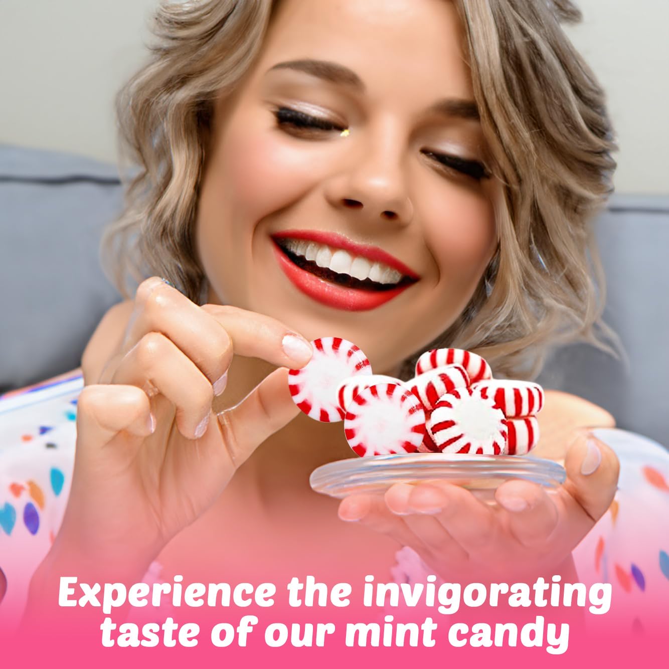 Bulk Starlight Peppermints Hard Candy – Approx. 450 Pieces, 5 lb Bag – Individually Wrapped Peppermint Discs for Parties, Candy Bowls & Holiday Treats