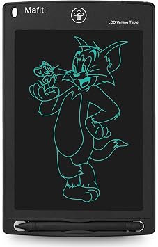 Mafiti LCD Writing Tablet 8.5 Inch Electronic Writing Drawing Pad Portable Doodle Board Gifts for Kids Office Memo Home Whiteboard Black