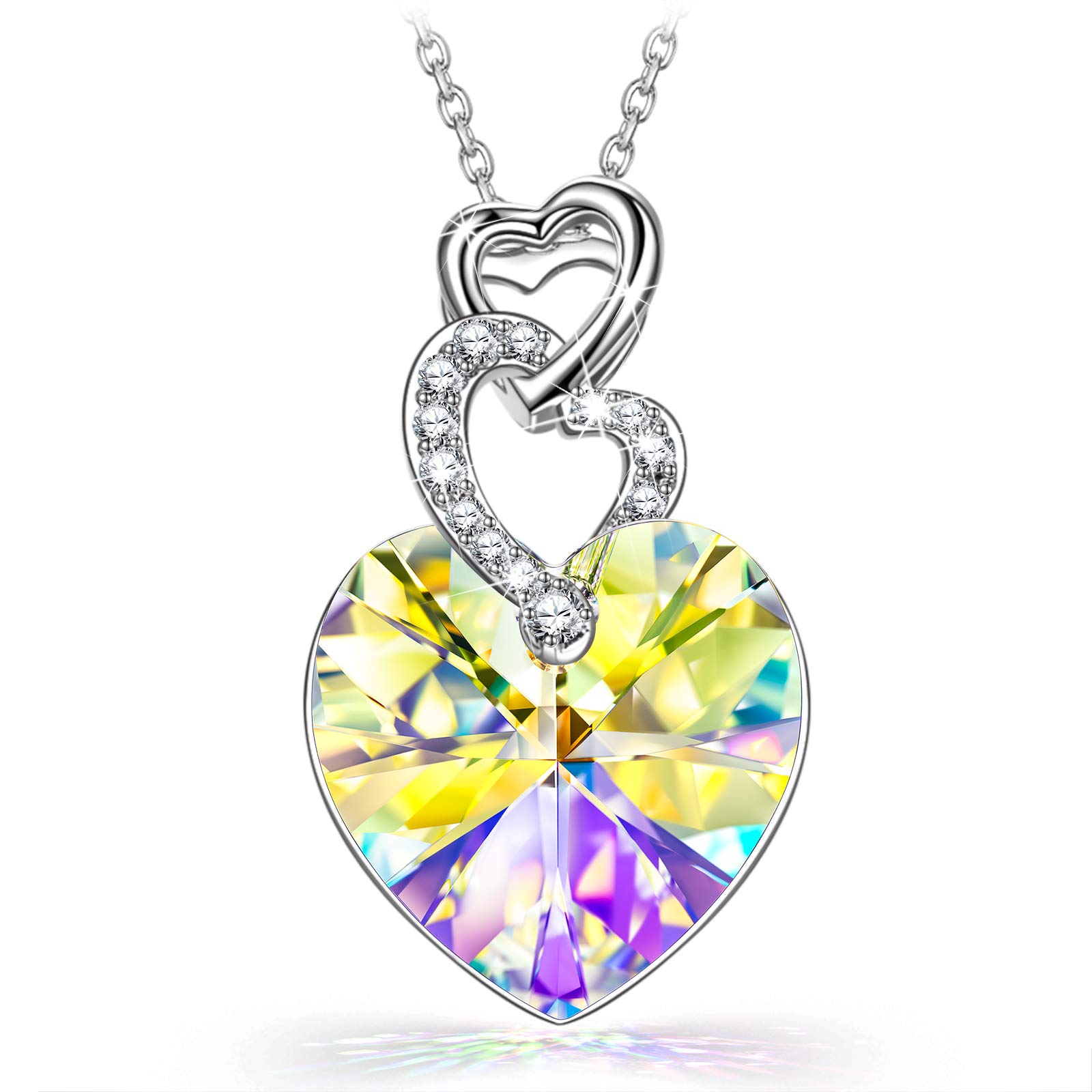 Kate Lynn Necklace for Women Jewellery Gifts for Her, Butterfly Crystals Pendant Necklace, Crystals from Austria, Valentines Mother's Day Christmas Anniversary Birthday Gifts for Wife/Girlfriend/Mum