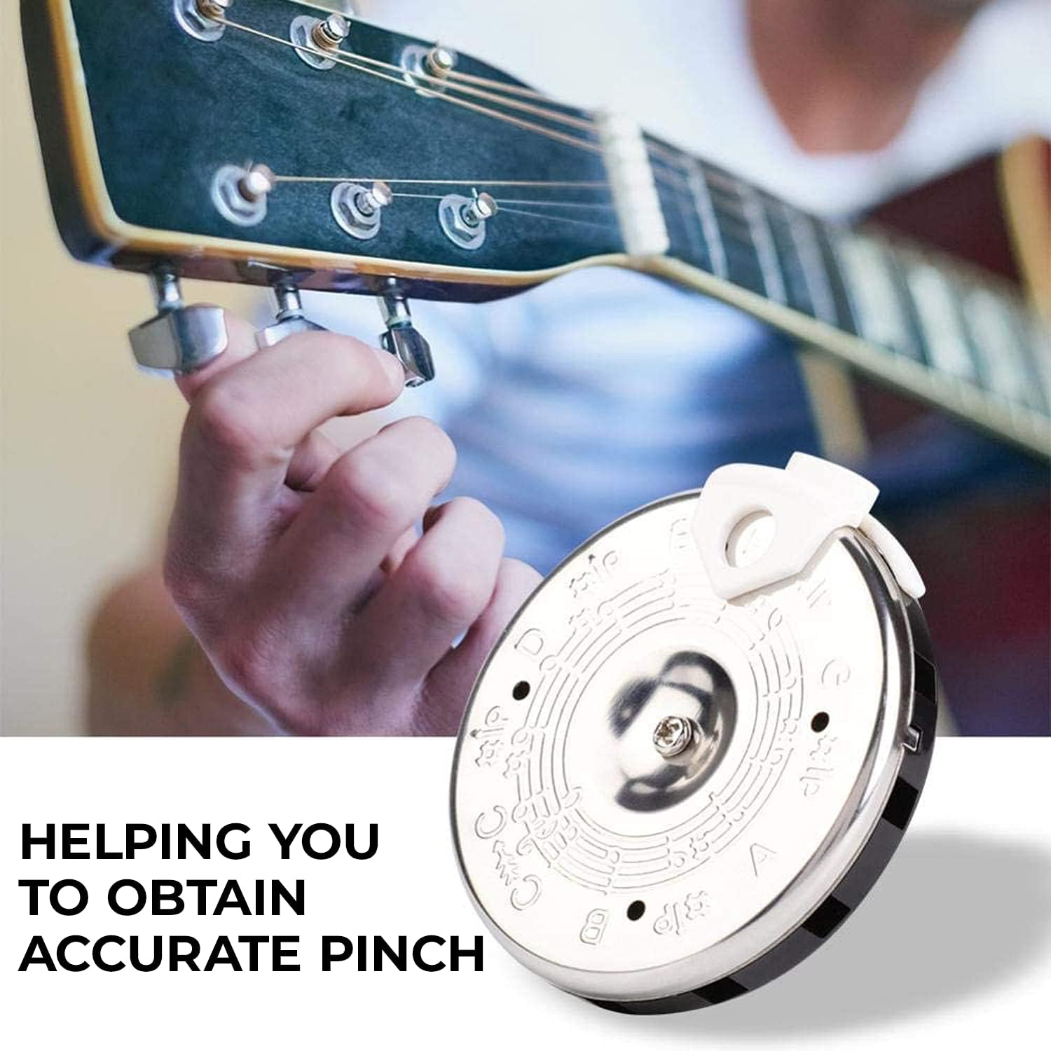 C-C Pitch Pipe for Singers Pitch - 13 Tone Up CC Music Note Instrument Tuning Device for Acoustic Electric Guitar Tuner Acoustic - Music Pitch Tuner for Violin Note Instrument Tuner Pipe Master