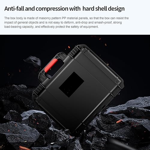 Miniatura 7 de Estuche de transporte impermeable compatible con DJI Osmo Pocket 3 Creator Combo Estuche rígido Estuche de viaje portátil Bolsa de almacenamiento