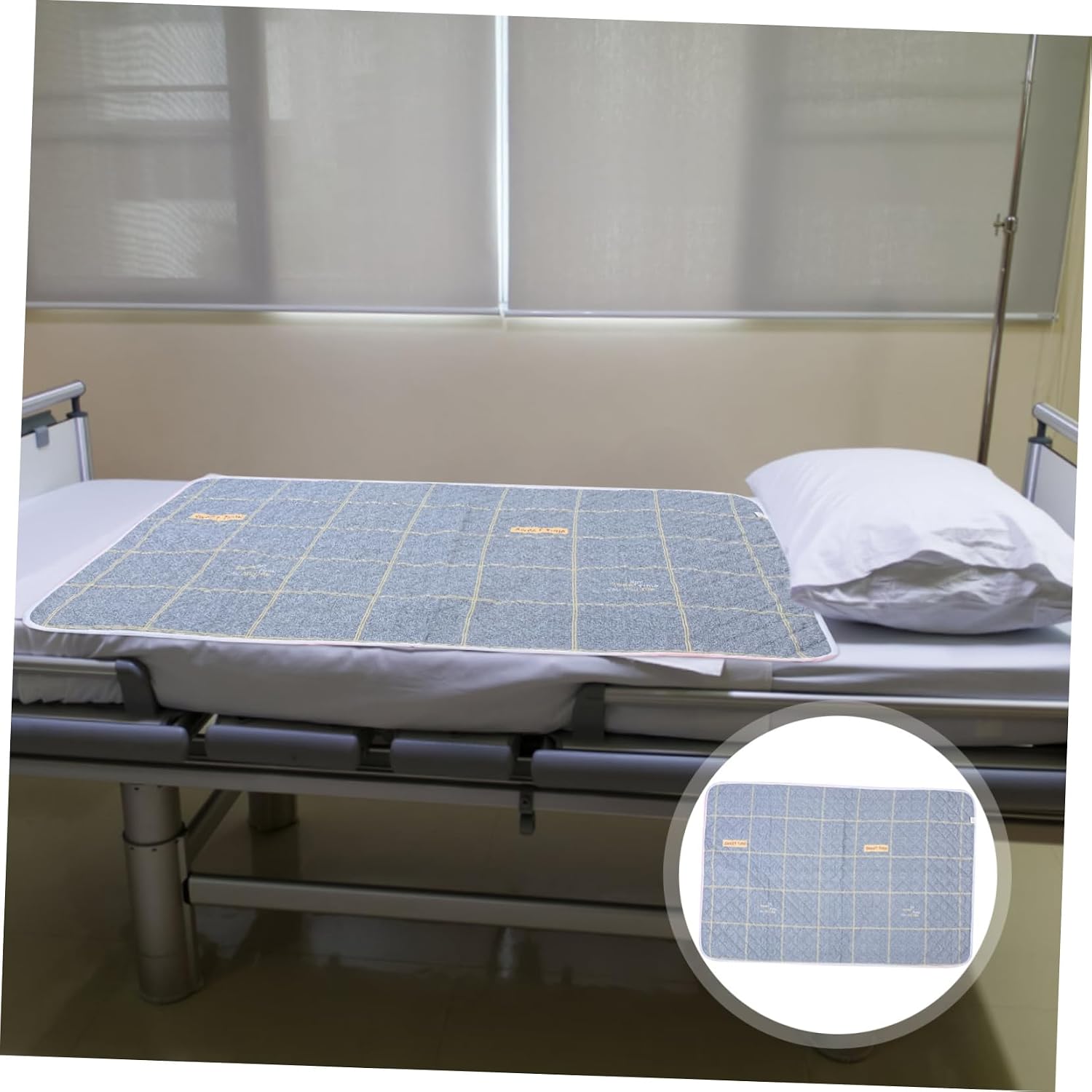 Incontinence Bed Pad for Adults Washable Reusable Absorbent Mattress Protector for Elderly Patients Wear Comfortable Bed Mat for Daily Use Random Color