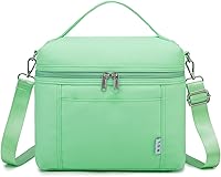 Vista 35 de NOL Natural Organic Lifestyle Bolsas de almuerzo aisladas para mujeres Bolsa refrigeradora Nailon ligero impermeable Lonchera para el trabajo