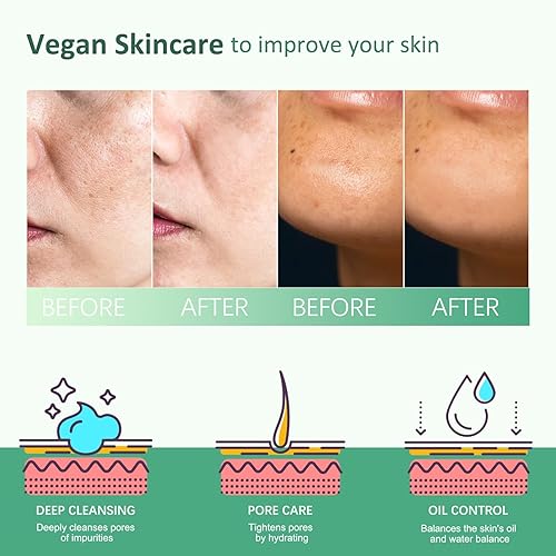 Miniatura 3 de Mascarilla facial de colágeno natural puro de algas marinas, sin fragancia, sin parabenos, mascarilla vegana para cuidado de la piel, máscara de