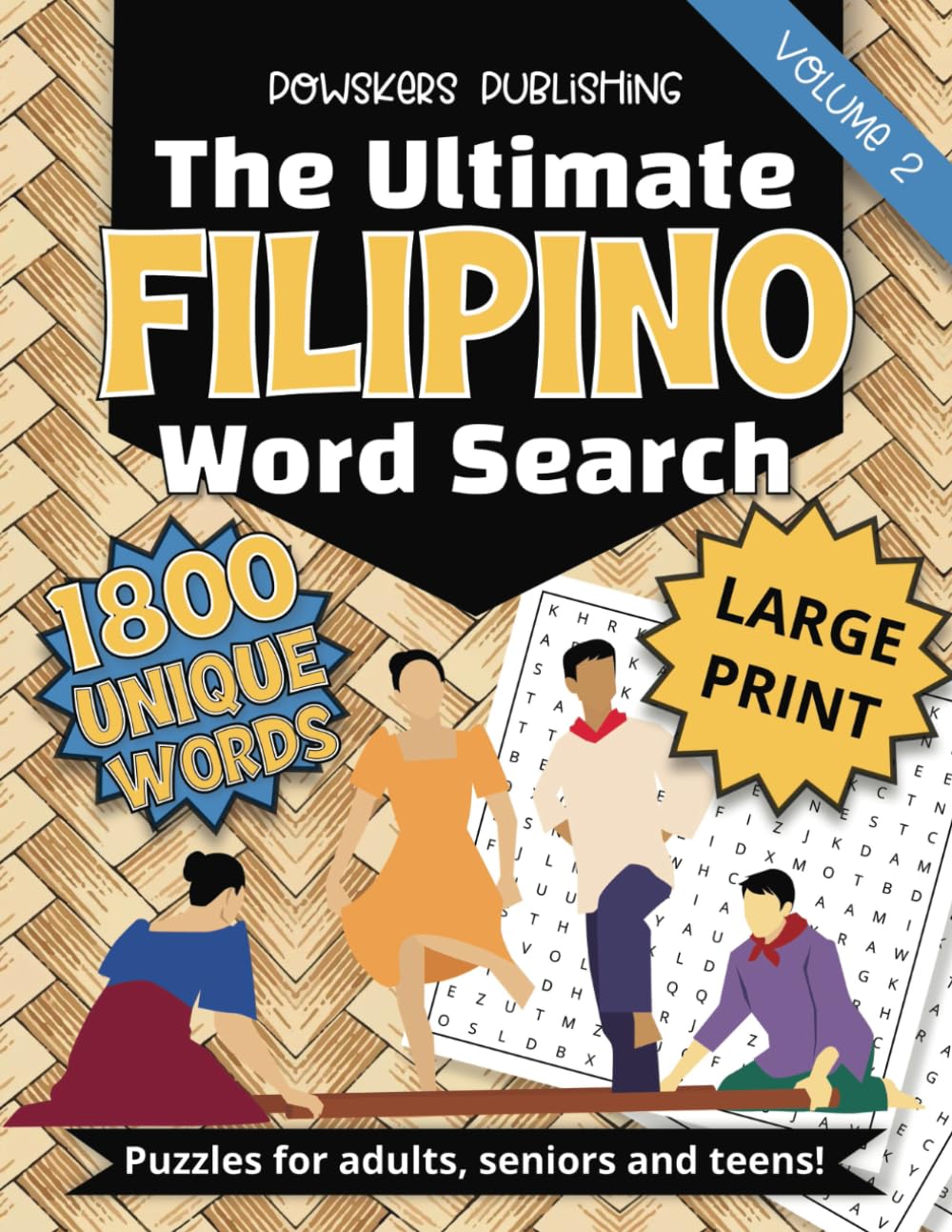 The Ultimate Filipino Word Search: Vol. 2 Tagalog, Philippine Language Word Search Puzzle Book