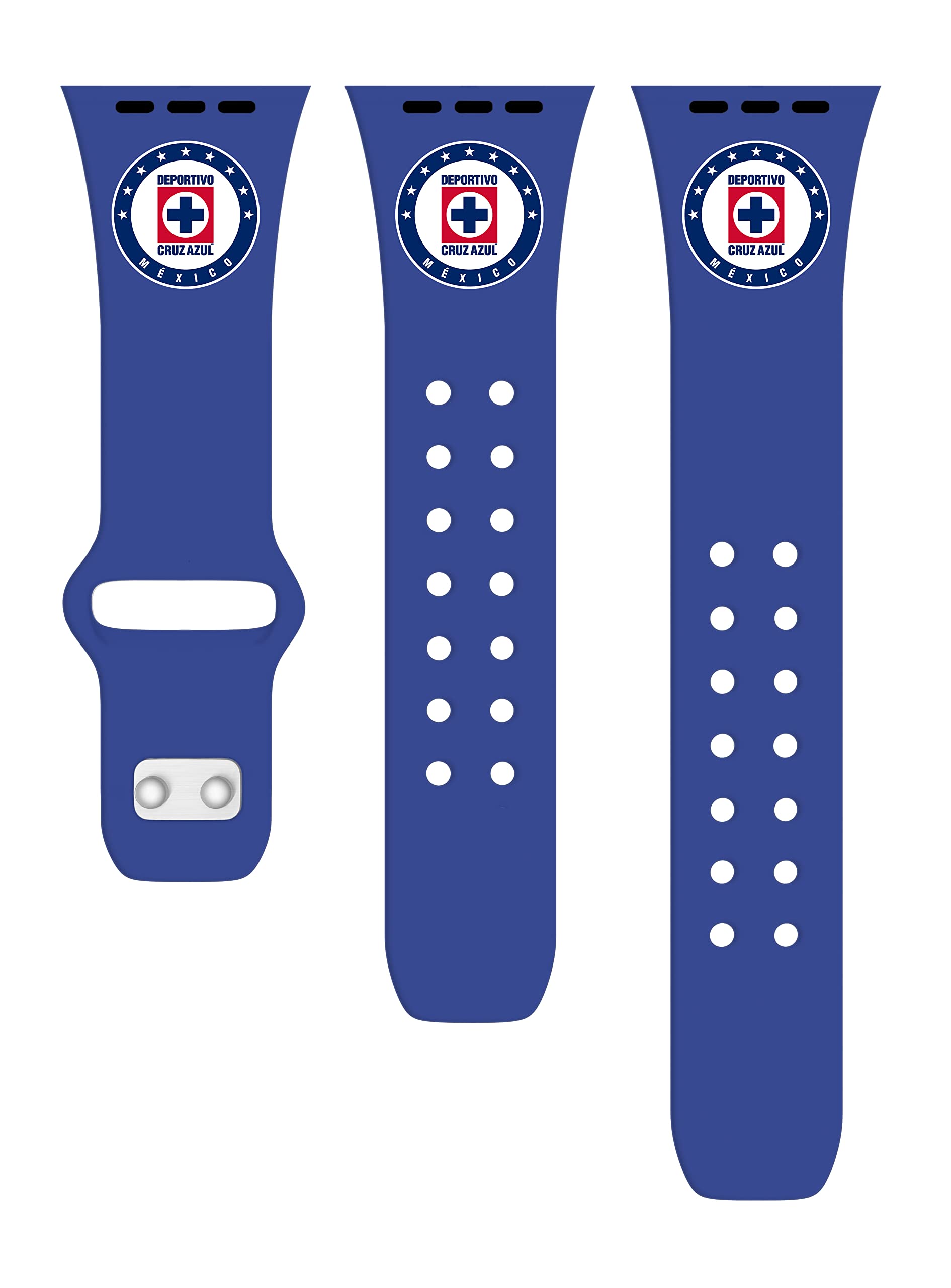 Affinity Bands Cruz Azul Silicone Sport Band compatible with Apple Watch (42/44/45mm)