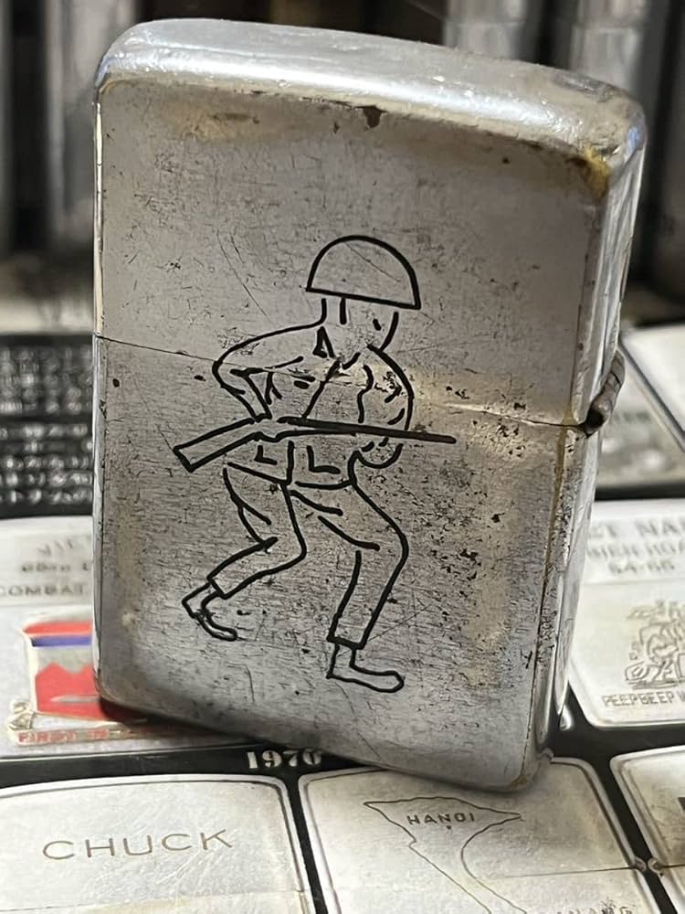 米軍ベトナムzippo戦争当時本物兵士1968年アメリカ製希少品 Amazon.co.jp: ベトナムZIPPO本物 1968年製ベトナムジッポー