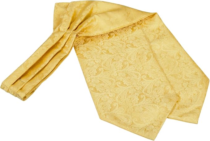Set de corbata Ascot y pañuelo para hombre miniatura 6
