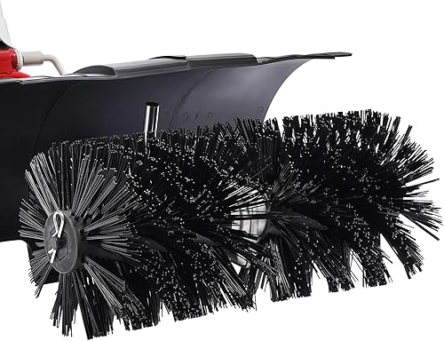 Miniatura 4 de Escoba barredora de limpieza de doble mango de 52 cc, 2.5 HP para caminar detrás de la nieve, motor de gas, barredora de nieve de mano, escoba,