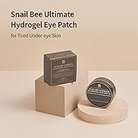 Vista 2 de BENTON Snail Bee Ultimate Hydrogel Eye Patch (60 piezas) - Hidratante Mucina de caracol Parches para ojos reutilizables y refrescantes