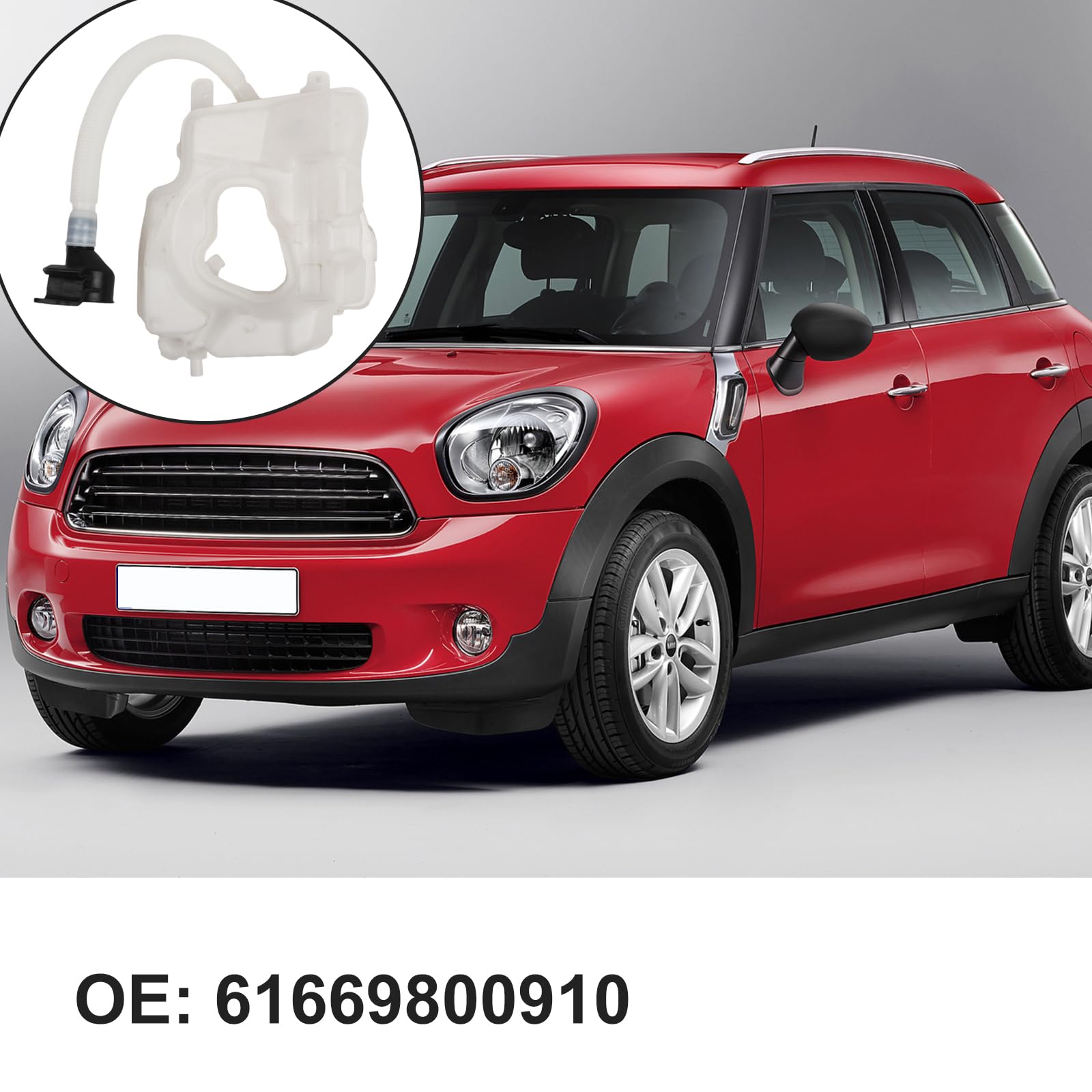 Filtro de tanque de líquido para lavadora automotriz, filtro de tanque de lavado de repuesto directo 61669800910, pieza de repuesto para filtro de limpiaparabrisas R60