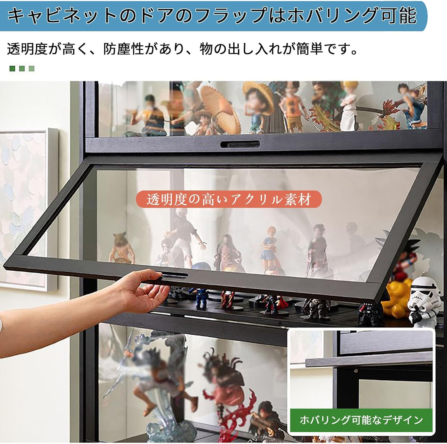 errtsdb 4層 大きい ホビー用収納ケース・ボックス フィギュア