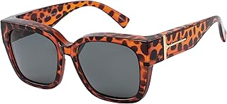 Yogo Vision Polarized Fit Over Glasses Sunglasses for Women Men Wear Over Eyeglasses 100% UV Protection