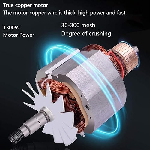 Miniatura 8 de Electric Grain Grinder 700G Electric Grain Grinder Mill High-Speed Vertical Type Stainless Steel Pulverizer for Kitchen Herb Spice Pepper Coffee