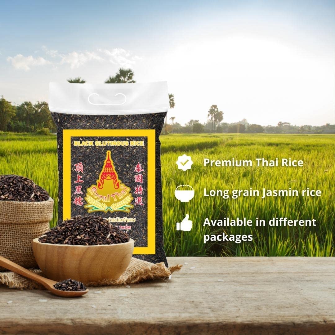ROYAL THAI RICE - Colle adhésive noire (3 x 1 kg)