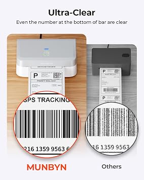 2 Inch Orange Circle Thermal Labels+RW403B Bluetooth Shipping Label Printer