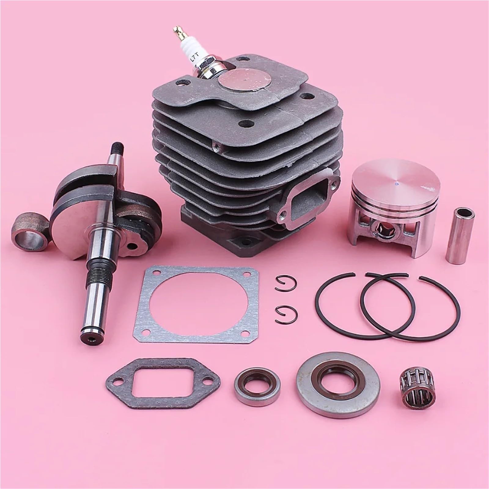 52mm Zylinder Kolben Kit for Sti MS380 038 MS 380 Kurbelwelle Öl Dichtung Dichtung Kettensäge Werkzeug Ersatz Ersatzteil
