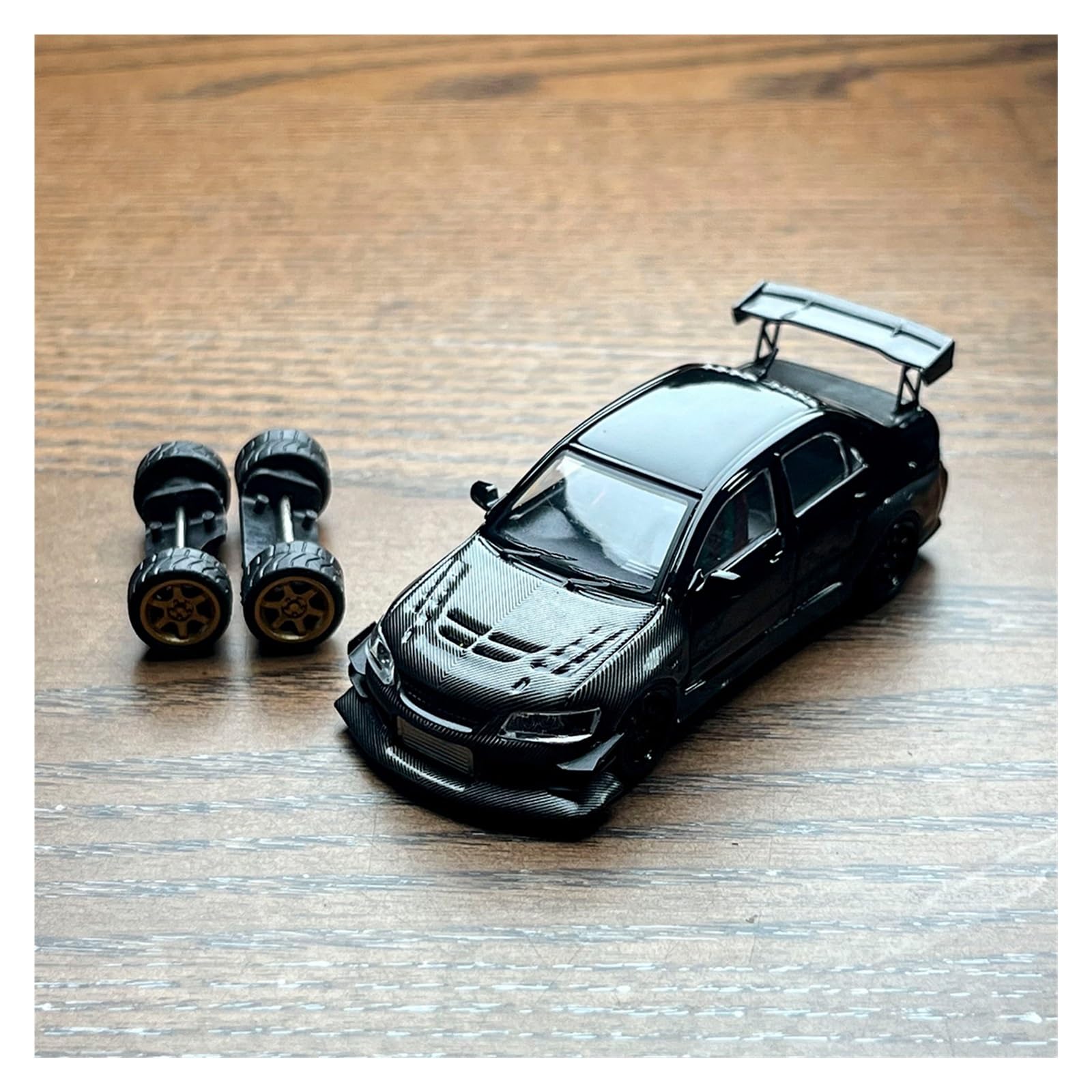 Metallo Scala Replica 1 64 Per Mitsubishi Lancer EVO IX 9a Generazione Voltex Alloy Modified Car Model Regalo Da Collezione Per Adulti Hobby Veicoli Giochi Set