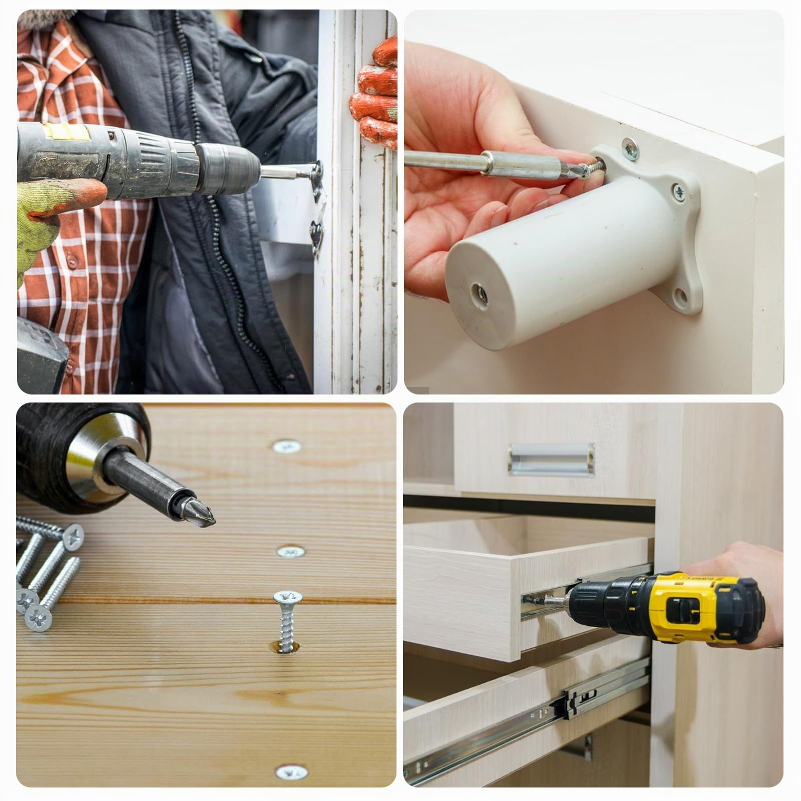 400 Pz M3 M4 M5 Viti Autofilettanti per Legno, Viti a Testa Piatta a Testa a Croce per Lamiera, Viti per Legno a Testa Svasata Croce Assortimento Kit, Set Viti in acciaio INOX