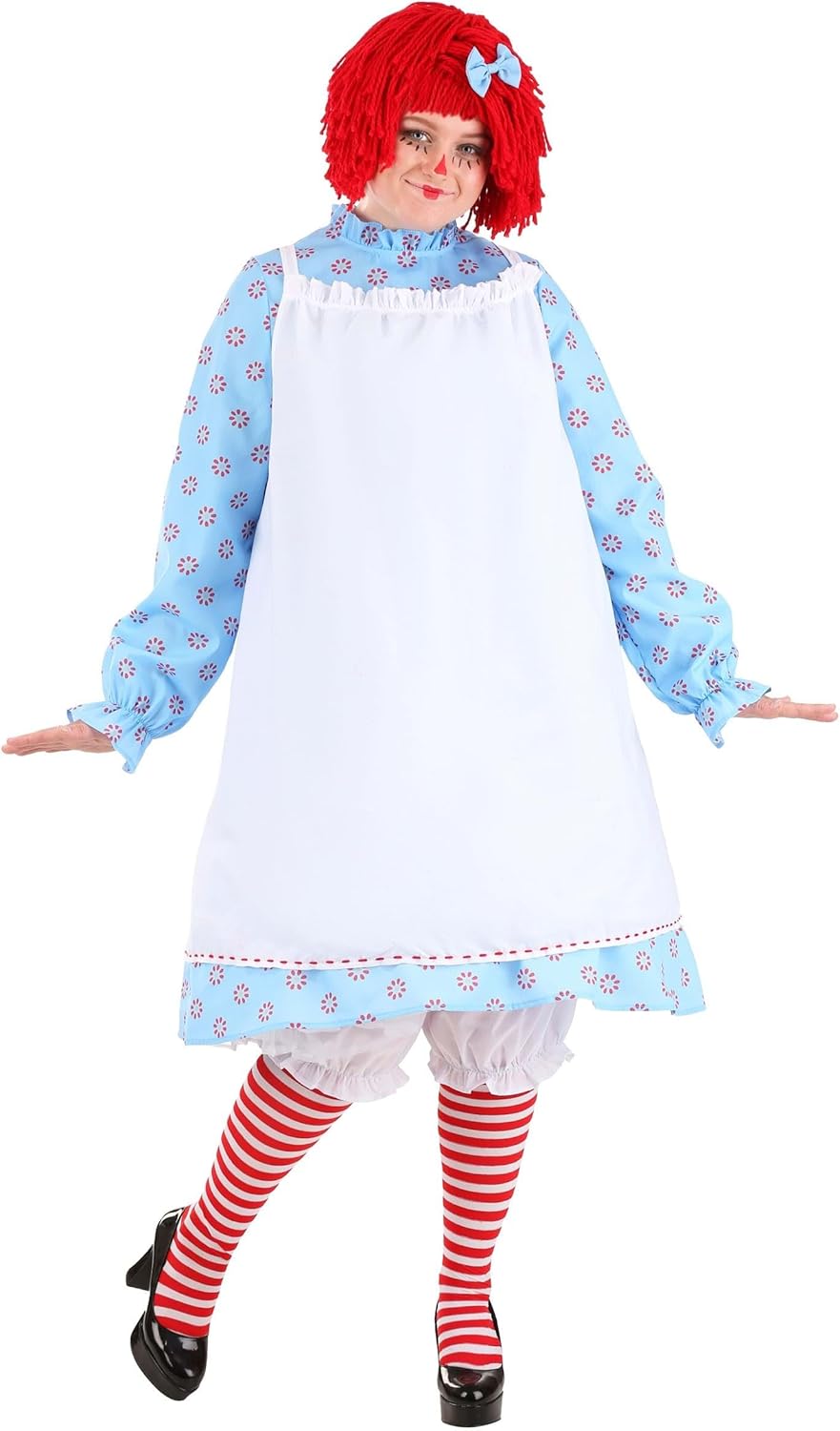 Fun Costumes Exclusive Plus Size Raggedy Ann Costume - 4X - White