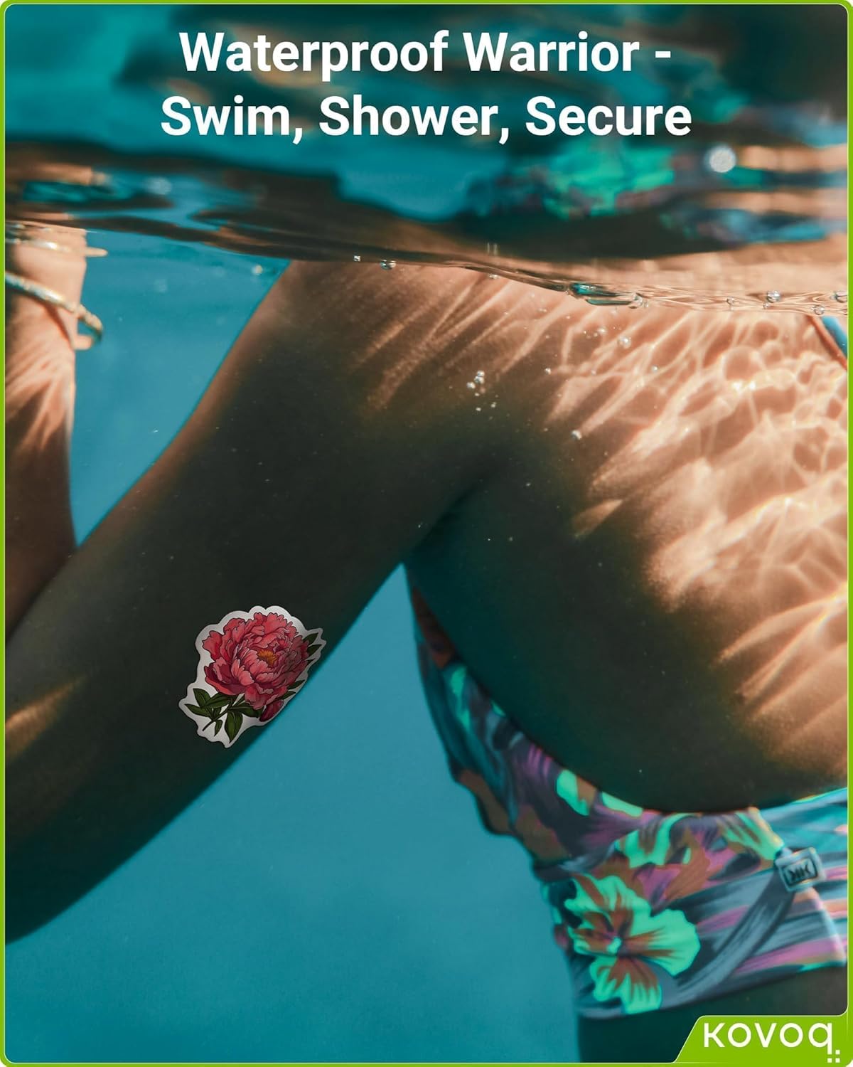 Floral Shaped Libre 3 & Plus Sensor Protective Covers, 16 Pack Kovoq FiguraGuard Freestyle Libre 3 Adhesive Patches with Hardshell, Reduce Compression Lows Shockproof Sweatproof Up to 14 Days(Floral)