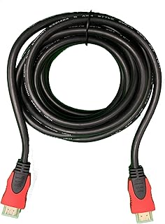 Photon Cable Ultra Fast 12ft Hdmi Cable Gold Plated 14.3gbps 1080p 3D 4kx2k Max Resolution HDMI Cable 12ft - HDMI 2.0 Gold Plated Connectors 3D for Gaming Consoltes, TVs, DVDs, More