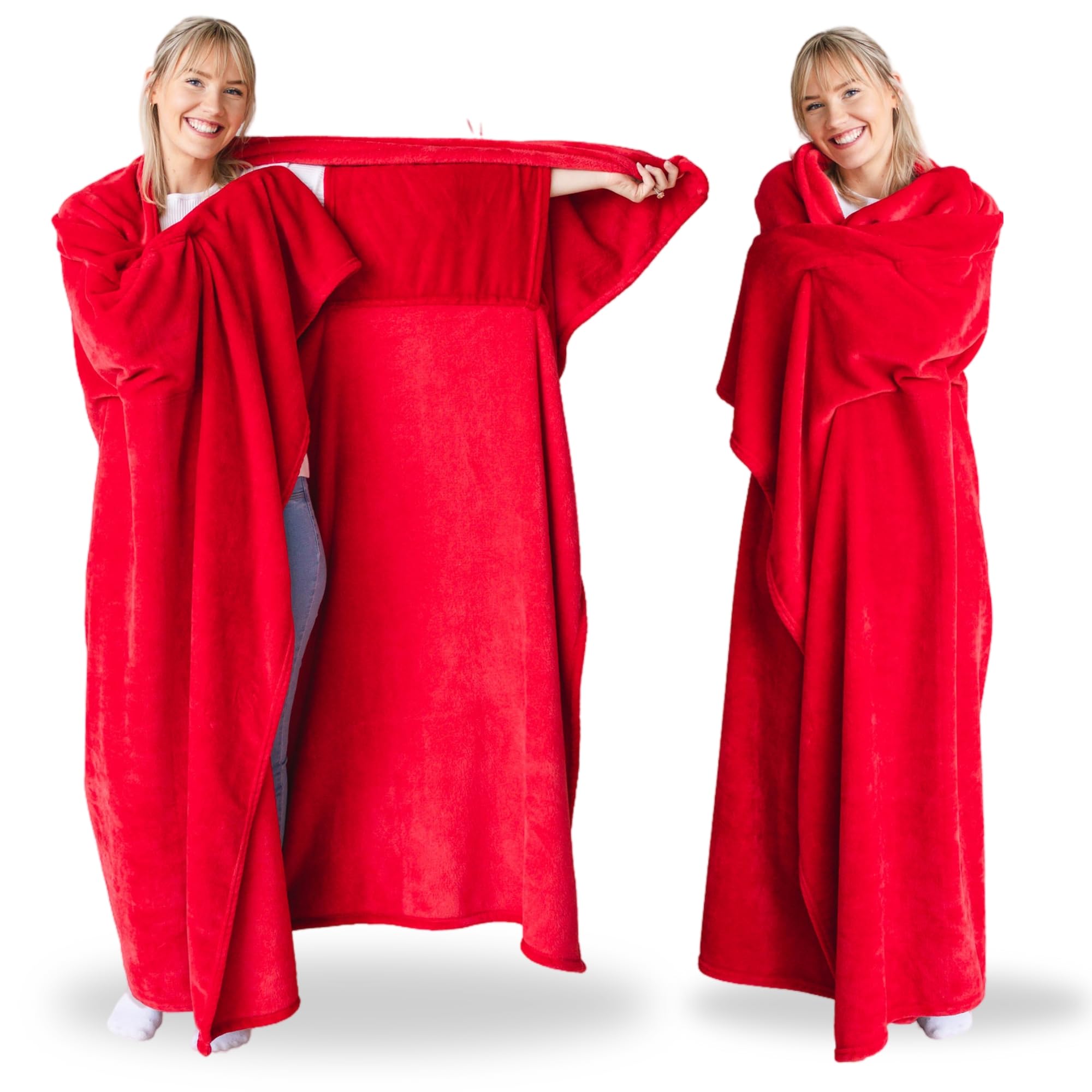 Wearable Blankets for Women, Adult Wearable Blanket Men, Girlfriend Gifts for Women Dorm Room Essentials for Her