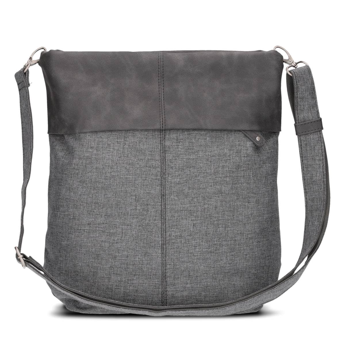 Zwei Damen Umhängetasche Olli OT12 Crossbody-Bag 7 Liter strapazierfähige & wasserabweisende Schultertasche, hochwertige Qualität, Schlüsselring, zusätzlicher Schultergurt, Geheimfach