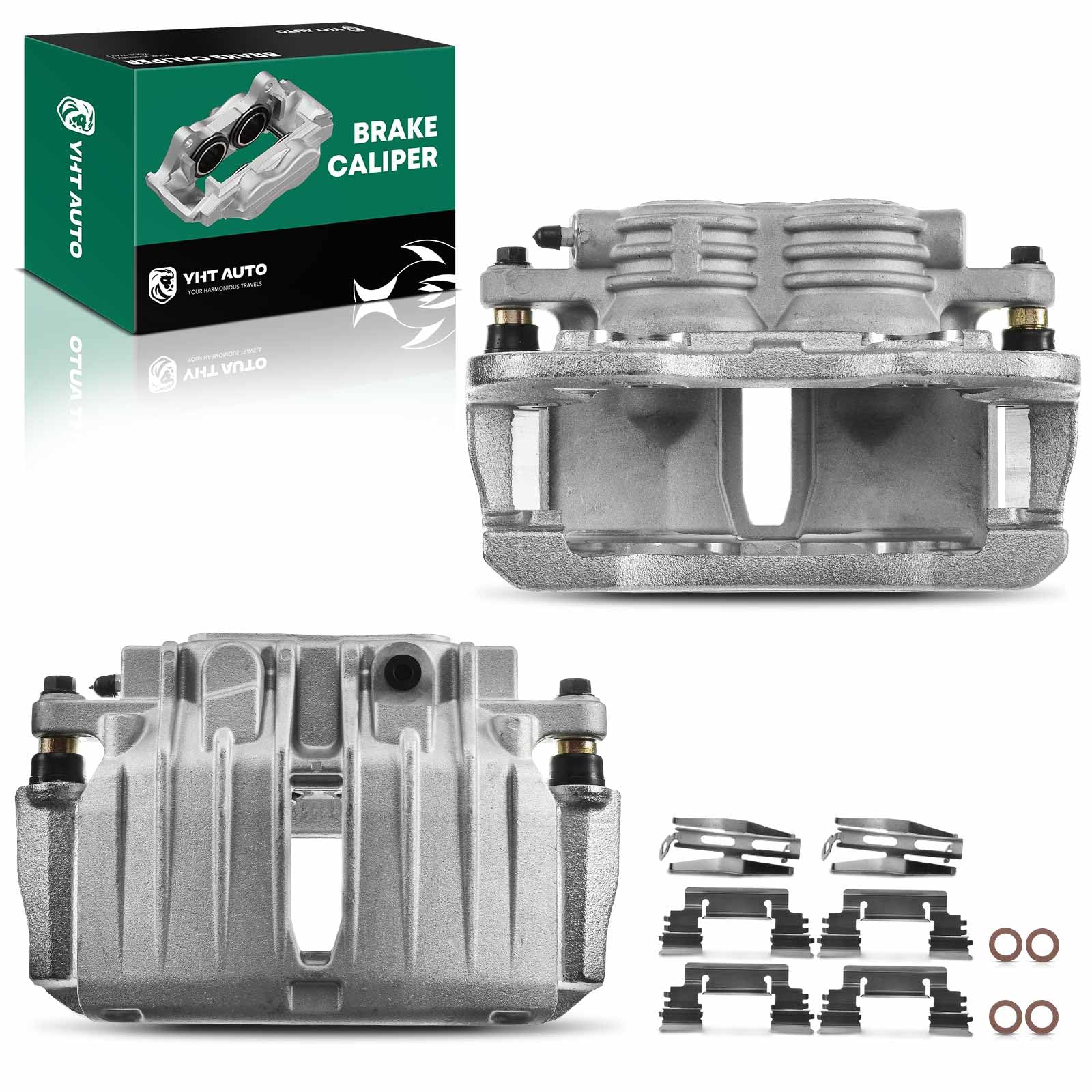 Set of 2 Rear Brake Caliper Assembly Replacement for Chevrolet Silverado Avalanche Suburban 1500 Cadillac Escalade GMC Sierra Yukon