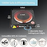 Vista 4 de Olla profesional de doble caldera de 40.6 fl oz/40.6 onzas, olla de fusión de chocolate de acero inoxidable 304 con placa caliente eléctrica de 1000