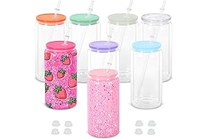 Sublimation Snow Globe Tumbler, | 8-pack DIY Kit