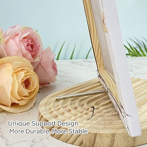 Miniatura 4 de LNOKRIM Libro de invitados para baby shower, lienzo de árbol de huellas dactilares, suministros de revelación de género con temática de safari en la