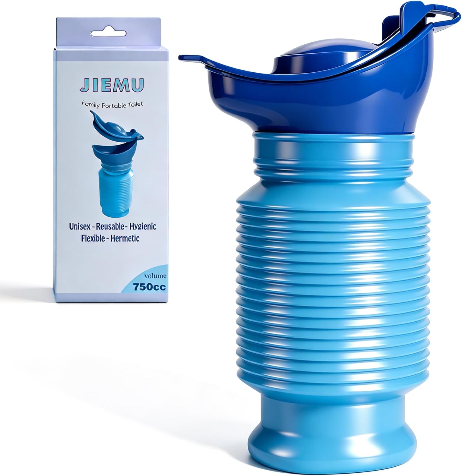 750ml Blue Shrinkable Urinal
