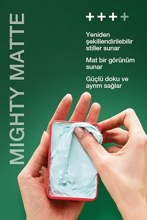OSiS+ Mighty Matte Güçlü Tutucu Mat Wax 100Ml X 2 Adet, S4045787314762