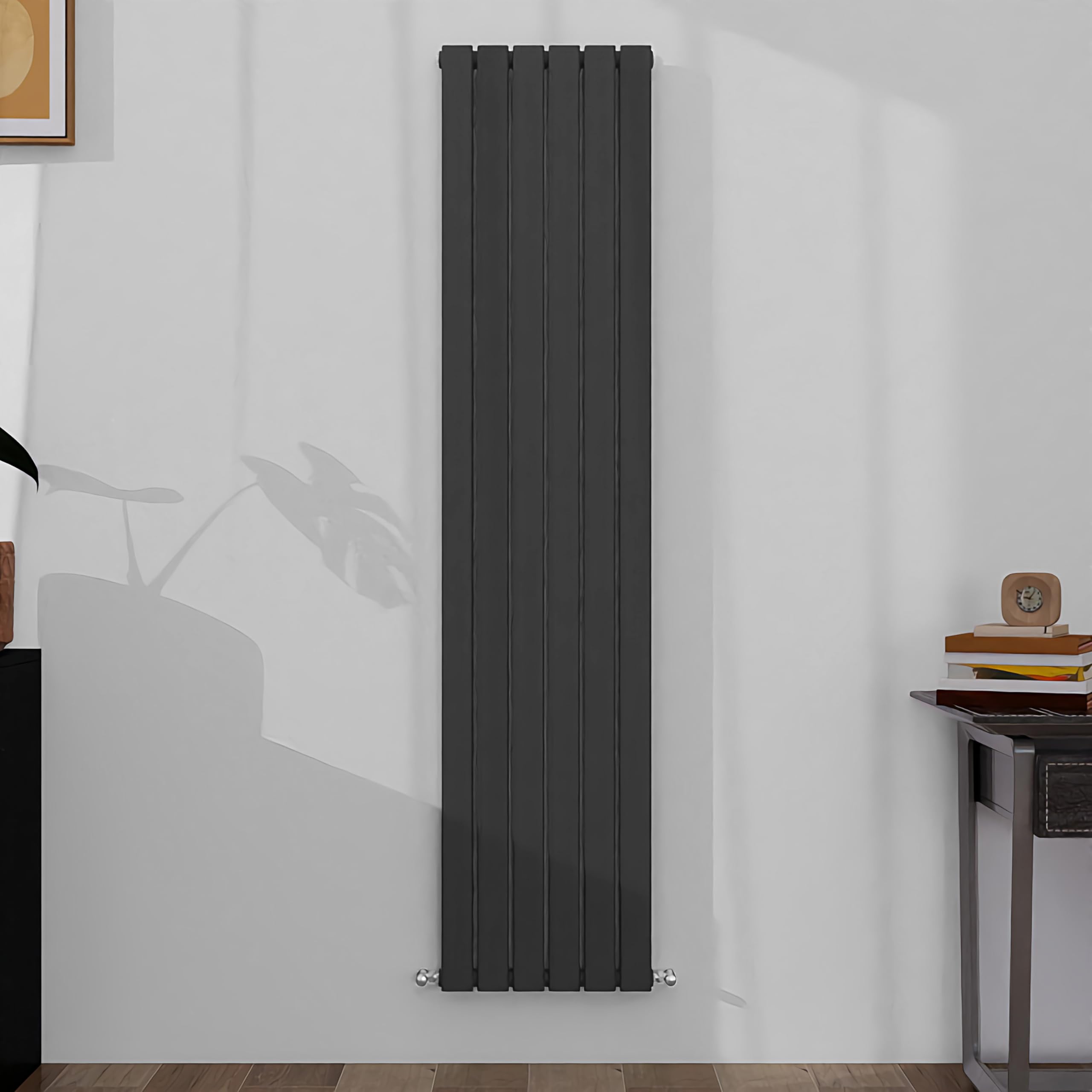 Sline Sanitary Anthracite 1800X408mm Vertical Radiator Double Modern Flat Panel Central Heating Radiator