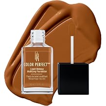 Black Radiance Color Perfect Liquid Full Coverage Foundation Makeup, Toffee, 1 Ounce