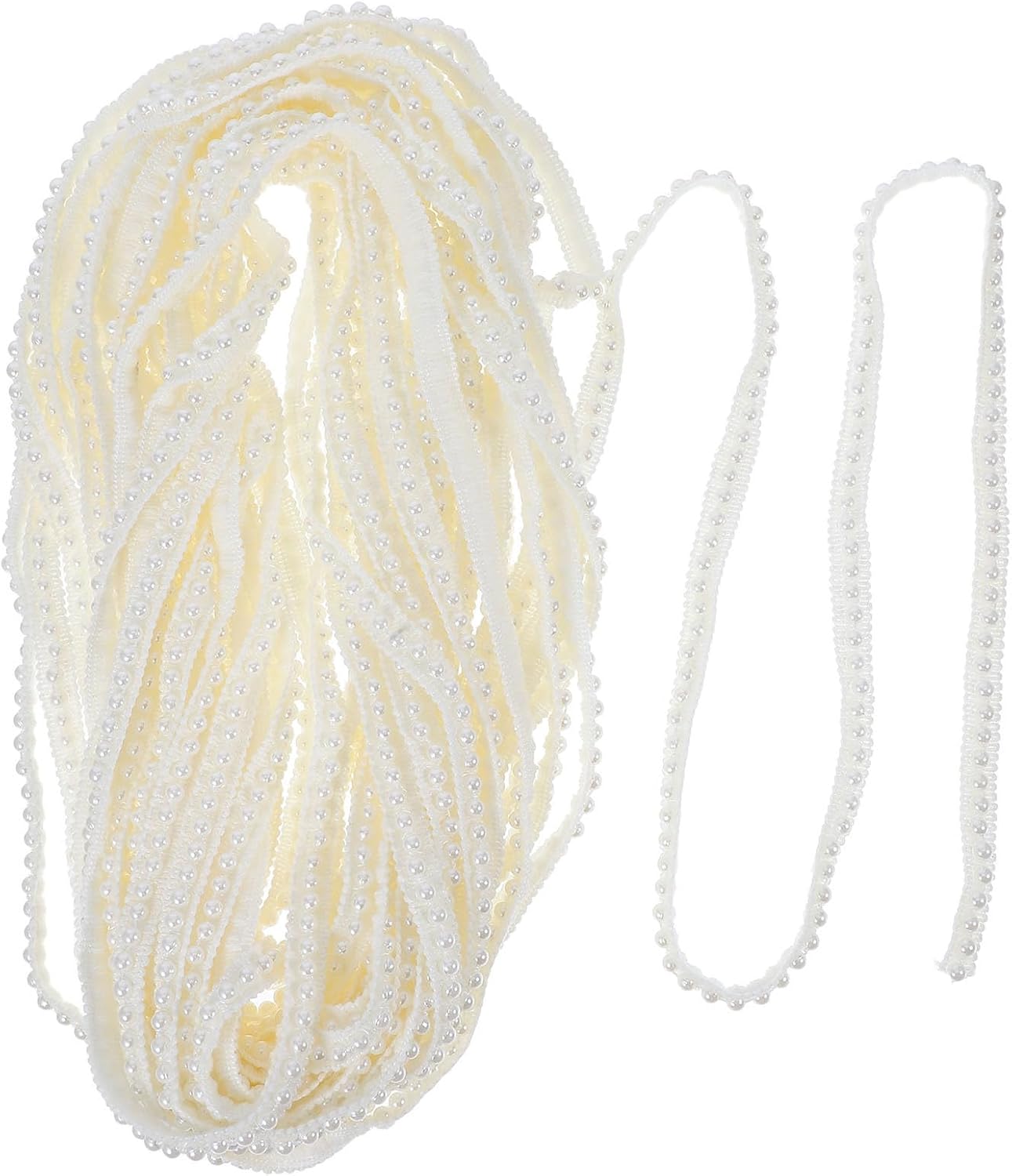 Faux Pearl Bead Fringe Trim for DIY Sewing Craft Projects