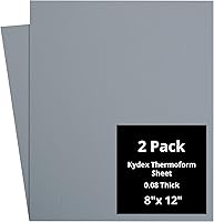 Vista 43 de Kydex Sheets - Solid Color DIY Kit for Crafting Holsters, Sheaths, and Mag Pouches - (8x8, 8x12, 12x12), Premium Thermoform Sheets - Thick, Durable