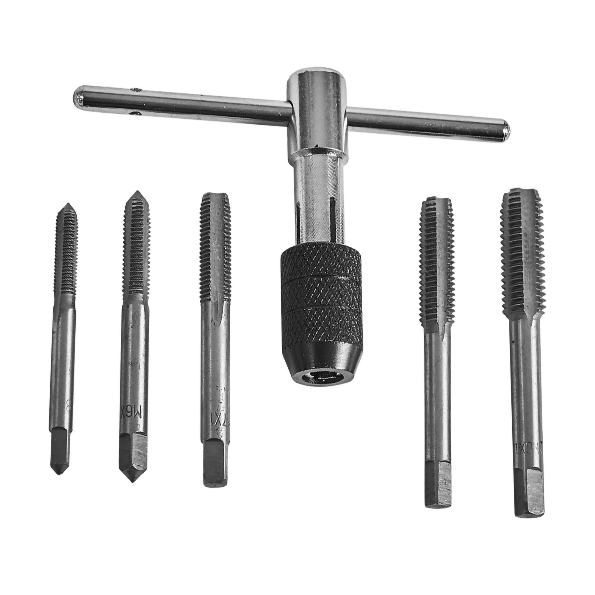 DEKTON 6-Piece Metric Tap Wrench Set, Adjustable Tap Wrenches, Precision Fit for Tap and Die Durable Chrome Vanadium Steel - Image 4