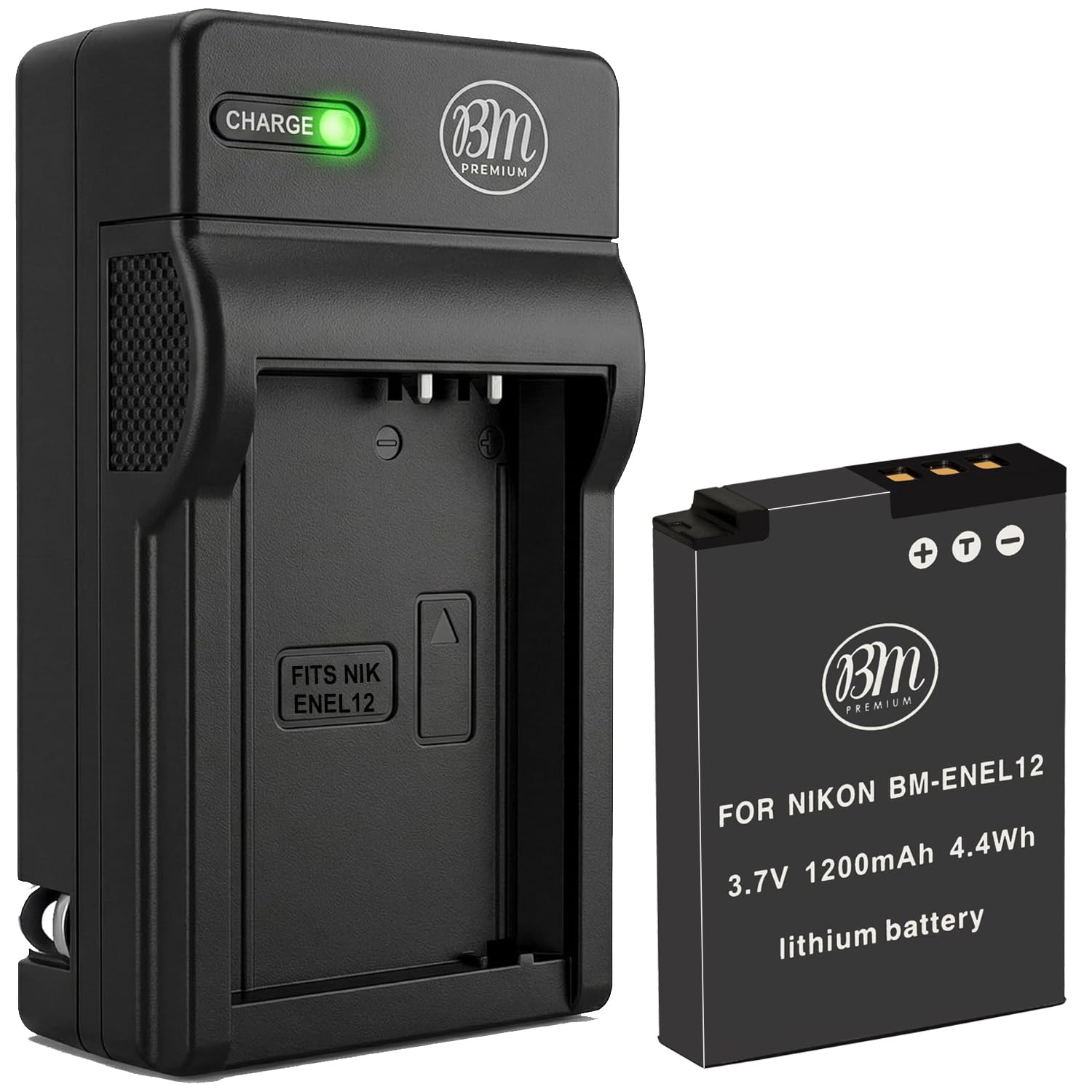 Amazon.com : BM Premium EN-EL12 Battery and Charger for Nikon