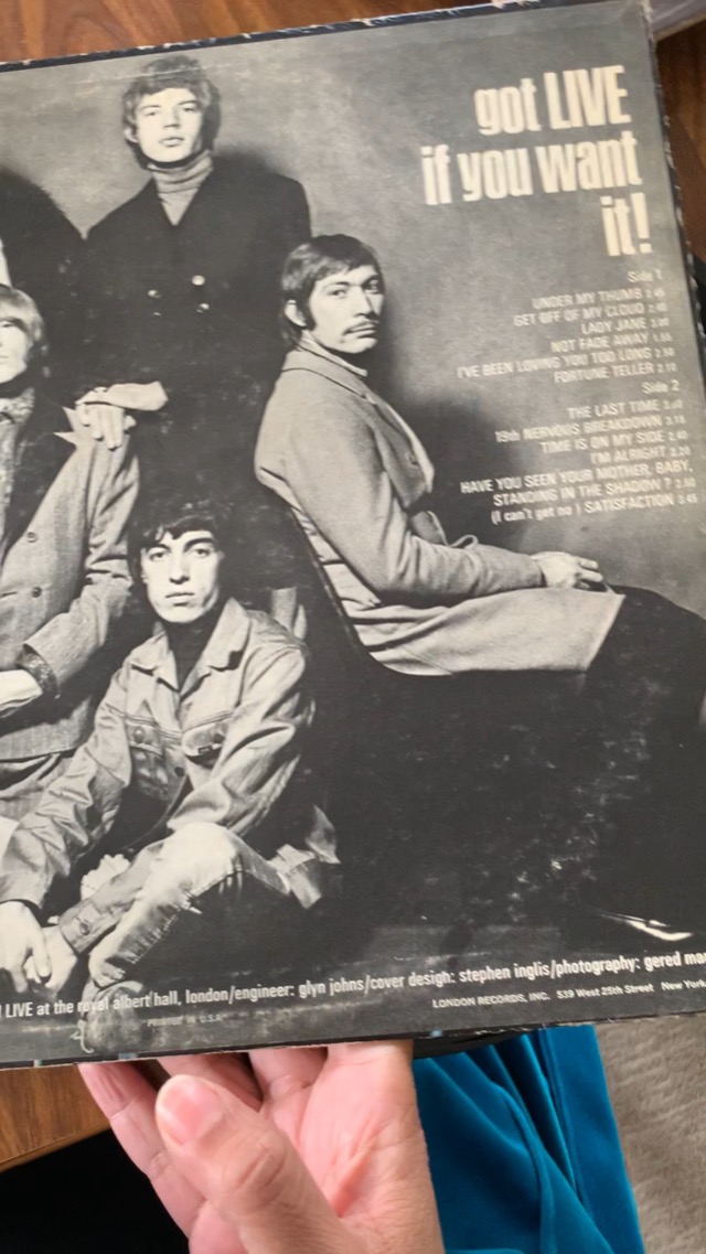 Amazon.com: THE ROLLING STONES GOT LIVE IF YOU WANT IT vinyl