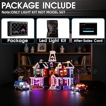Lego 11370 Stranger Things The Crawlhouse LED Light Set Light Kit for Lego 11370 Building Blocks Model Not included in the model set