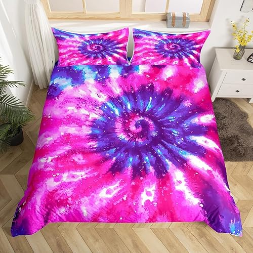 Miniatura 19 de Juego de funda de edredón de estilo japonés, tamaño King, diseño de grulla de cerezo con estampado de grulla para niños, niñas y mujeres, decoración