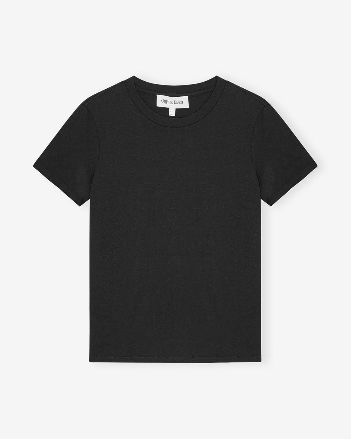 Organic Basics Womens True Regular Cotton Crew Neck Short-Sleeve Tee - Image 5