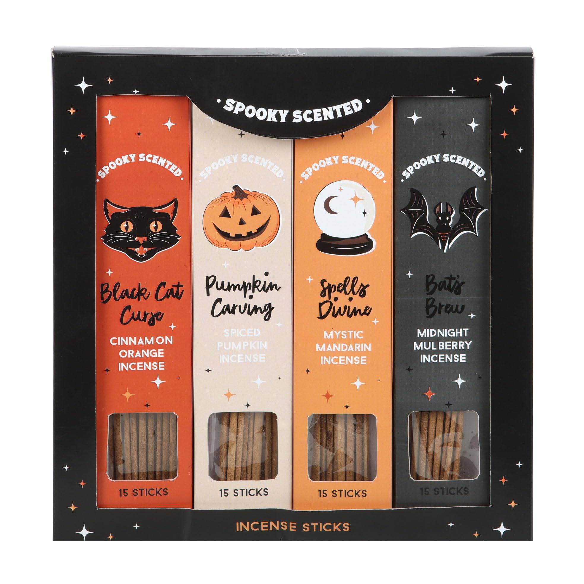 Spooky-Scented Incense Sticks: Spiced Pumpkin Fragrance for Halloween Ambiance, Long-Lasting Aroma Set