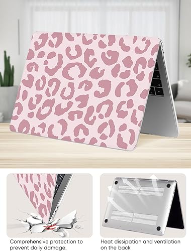 Miniatura 30 de Seorsok Funda compatible con MacBook Air de 15 pulgadas 2023 2024 Release M3 A3114 M2 A2941 con pantalla de retina líquida Touch ID, funda rígida