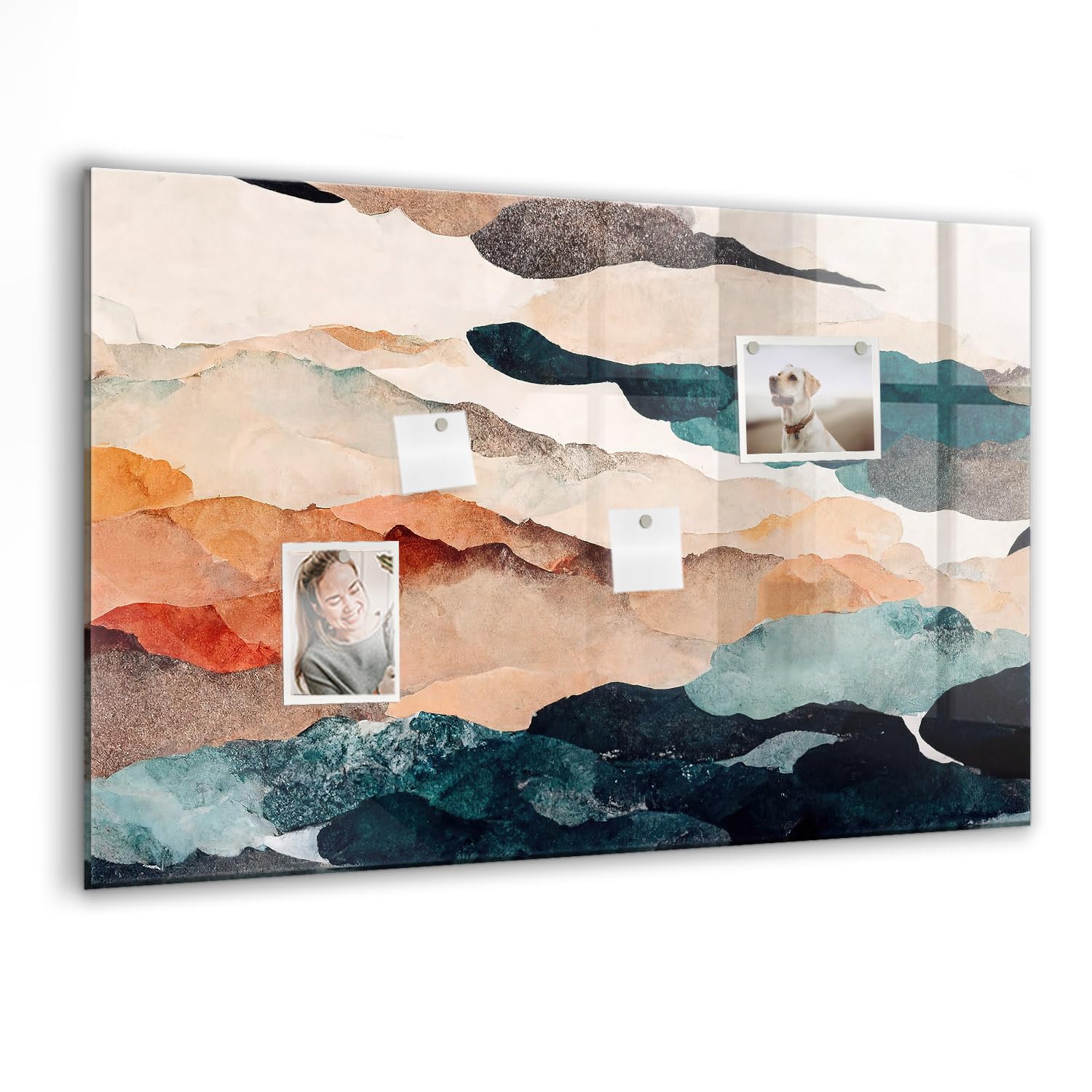 Tableau en verre magnétique idéal pour notes organisation et planning - 7